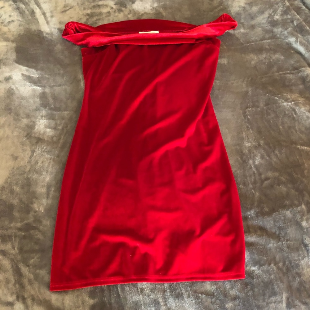 Red Velvet Dress